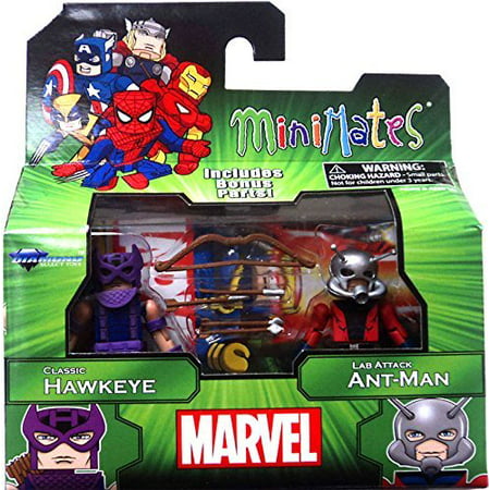 Marvel Minimates Best of Series 3 Minifigure 2-Pack Classic Hawkeye & Lab Attack Ant-Man, Marvel Minimates Best of Series 3 Classic Hawkeye & Lab Attack Ant-Man By Diamond Select Ship from (Best Marvel Action Scenes)