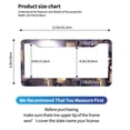 thumbnail image 2 of A Pair Of License Plate Frame Sunscreen Corrosion Resistant Rust 12.3×6.3in With Accessories Suitable For Any Car Darkorchid Geometric Lines Hand-Drawn Sketch_1, 2 of 8