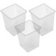 thumbnail image 1 of 3pcs Habitat Boxes for Reptiles, Small Feeding Enclosures & Spider Incubators, Durable Ventilated Design for Small Animals, 1 of 4
