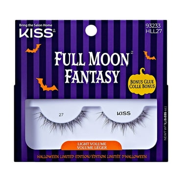 KISS Full Moon Fantasy, False Eyelashes, Darkest Delights, 14 mm, 1 Pair