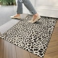 thumbnail image 4 of Black and Tan Leopard Print Door Rugs,Washable Non Slip Door Mats Indoor,Decorative Door Mats,Entry Mat Indoor for Entrance,Bedroom,Kitchen,Bathroom,17"x30", 4 of 6