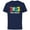 Navy, variant on Disney Alice in Wonderland 2023 Year of the White Rabbit - Short Sleeve Cotton T-Shirt for Adults - Customized-Black