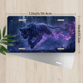 thumbnail image 2 of 1 Pcs 2D Flat License Plate Covers & Frames, Purple Leopard For Decorative Front, Waterproof For Decoration Aluminum License Plate Covers & Frames Cover For Men Women, 12" X 6", 2 of 6