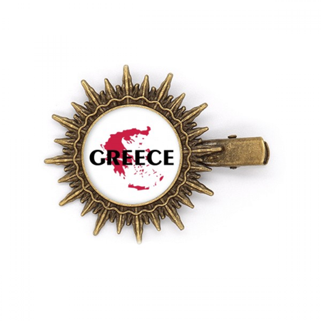 Greek Sun Pin greek euan map myth art deco fashion hairpin sun headwear retro metal ...