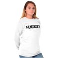 thumbnail image 5 of Feminist Woman Political Equality Women's Long Sleeve T Shirt Brisco Brands S, 5 of 6