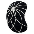thumbnail image 4 of Surya  Forum Rug- 100% Wool- Hand Tufted- Black/White- 6'X9', 4 of 6