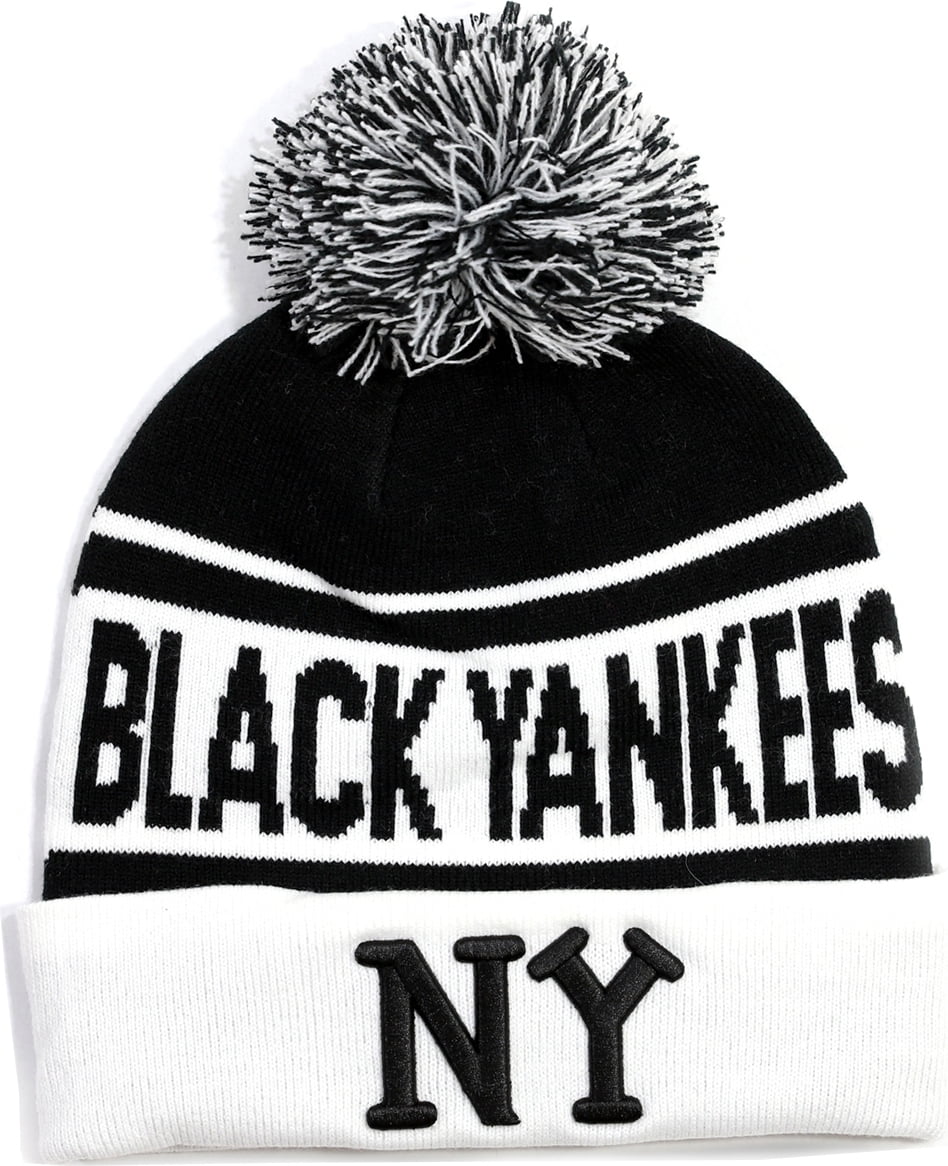 Black Yankees Mens Beanie 