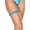 Turquoise, variant on Metallic leg garter 43003-SILVER