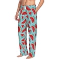 thumbnail image 6 of Logiee Watermelon Print Pajama Pants for Men,Men’s Pajama Bottoms,Mens PJ Pants with Pockets & Button Fly-3X-Large, 6 of 6