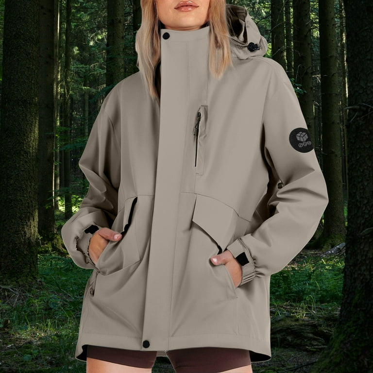 Duoif Rain Jacket Women, Women's Fashion Clothes for Every