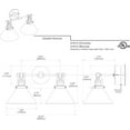thumbnail image 3 of Gatco 1615 Cafe Double Sconce, Bronze, 3 of 4