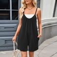 thumbnail image 5 of REALiKUN Jumpsuits For Women Summer Casual Sleeveless Rompers Spaghetti Strap Shortalls Loooe One Piece Jumpsuits, 5 of 8