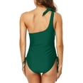 thumbnail image 6 of One Piece Swimsuits for Women One Shoulder Tie Side Bathing Suits, 6 of 7