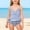 Light Blue, variant on Piuwrlz Girl Swimsuits Kids Swimwear7 Years Kids Swimwear Stripe Beach Swimming Suit Light Blue Size 7 Years