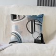 thumbnail image 3 of Pack of 2 Ombre Geometric Throw Pillow Covers 24x24 Inch,Navy Blue Pillow Covers for Bed Couch,Grunge Geometry Cushion Covers,Modern Circles Swirls Decorative Pillow Covers Watercolor Bedroom Decor, 3 of 7