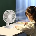 thumbnail image 2 of XGFHYJEH Desk Fan, Box Fan, Small Fan, Box Fan Clearance, Small Desk Fan, Small Fans for Desk, Portable Personal Quiet Electric Fan for Home, Plastic, 2 of 6