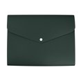 thumbnail image 3 of A4 Bolsa organizadora de archivos en acordeón | Carpeta portátil de almacenamiento de documentos de 2 compartimentos | Material engrosado, impermeable y duradero | Gran capacidad | 24.5x33cm, 3 of 6