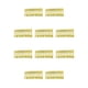 thumbnail image 3 of Vogacara Tabletas para mejorar las uñas, diseño elegante de puntos, textura esmerilada impermeable, textura esmerilada, puntas de manicura JM-02Amarillo 10piezas, 3 of 6