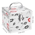 thumbnail image 3 of Caja De Almacenamiento Cosmético A Prueba De óxido Fácil De Transportar, Caja Cosmética, Maquilladora Profesional Para Amantes Del Maquillaje, 3 of 7