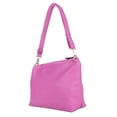 thumbnail image 4 of Vangoddy Cabana Women's Pleated Faux Leather Tote Bag Pink, 4 of 5
