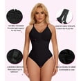 thumbnail image 6 of MANIFIQUE Low Back Bodysuit for Women Tummy Control Shapewear Thong Body Shaper, 6 of 7