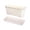 White, variant on Planter Box Flower Pots Window Box Planter Outdoor Garden Decor Plant Pots, Plastic Planting Trough, Patio Deck Railing Herbs Flowerbed Growing Organizer,White