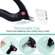 thumbnail image 4 of Cortaúñas de acrílico negro, cortaúñas ajustable de acero inoxidable, cortador de puntas de uñas falsas artificiales para proyectos de manicura de uñas postizas, 4 of 8