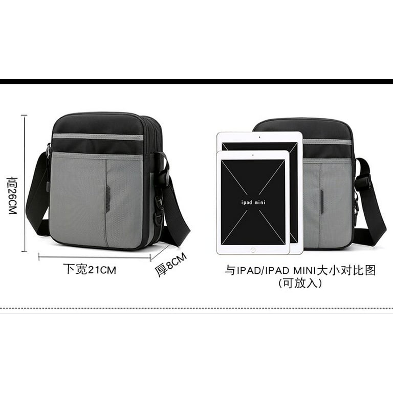 Casual Light Men's Shoulder Bag Multi-pocket Man Messenger Bag