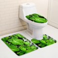 thumbnail image 1 of Bathroom Super Absorbent Floor Mat Three Piece Bathroom Non-slip Mat U-shaped Floor Mat Toilet Seat Mat, 1 of 6