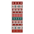 thumbnail image 3 of GlowSol 2' x 6' Christmas Snowflakes and Deer Runner Rug Washable Xmas Rug Festival Kitchen Hallway Runners Rug for Laundry Room, Red/Multi, 3 of 7