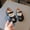 Black, variant on Big Girls Lace Bow Vintage Soft Sole Princess Casual Flat Shoes Brown 6.5-7 Years