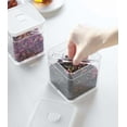 thumbnail image 3 of Yamazaki Home Vacuum-Sealing Food Container - Two Styles, White, Polypropylene, Spoon, 500ml, Airtight, Dishwasher Safe, Lid, No Assembly, 3 of 7