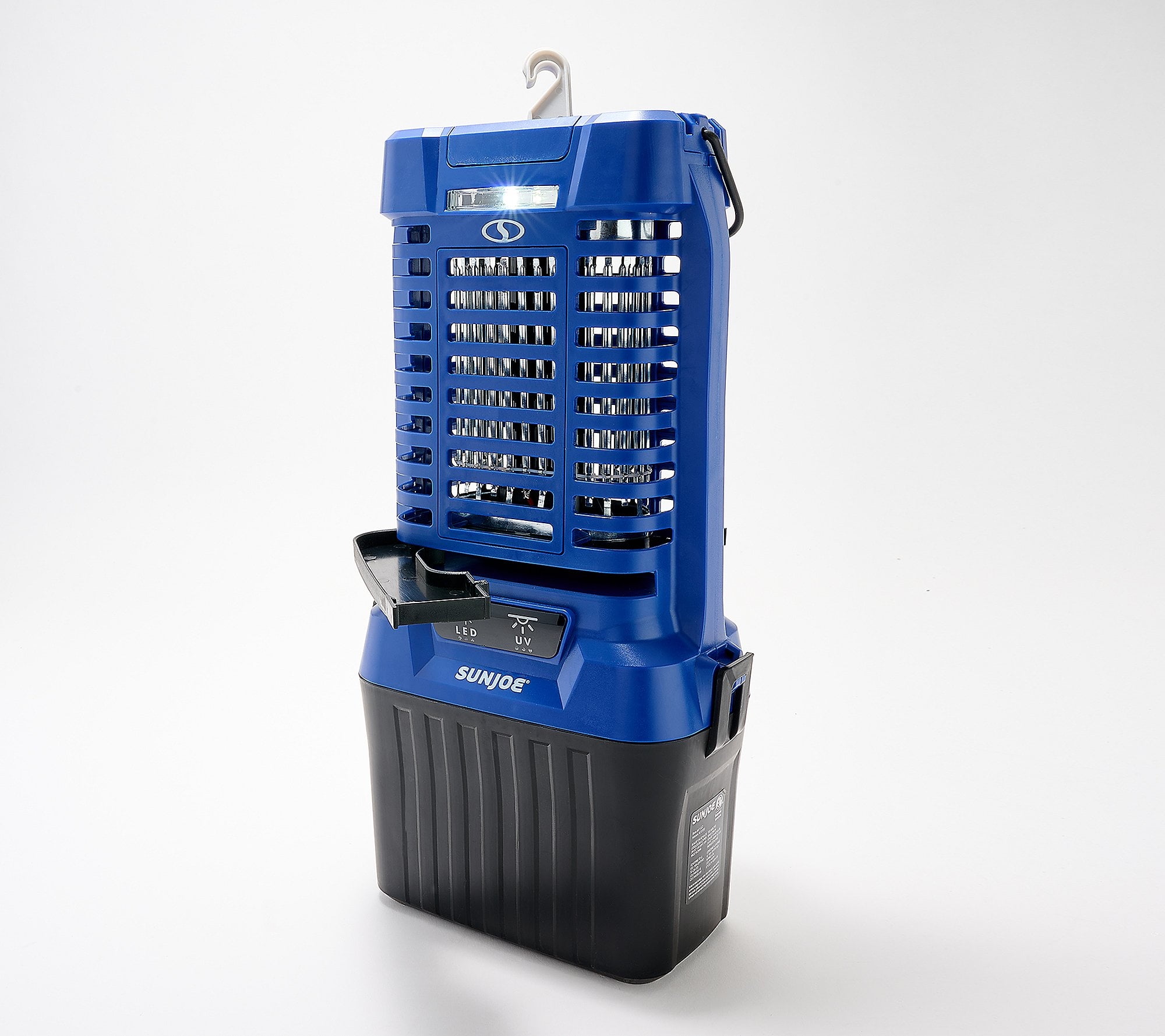 Open Box Sun Joe Portable 24V Battery Operated Bug Zapper | Blue