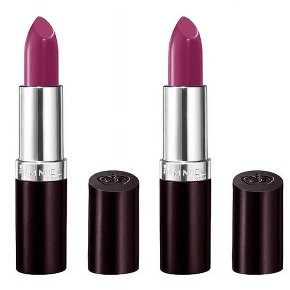 (2 Pack) Rimmel Lasting Finish Lipstick Amethyst Shimmer 0.14 Ounces