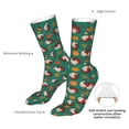 thumbnail image 4 of Bingfone Cartoon Turkey Prirnt Women's Men's Fun Pattern and Solid Crew Socks-1 Pair Pack-Cool & Classic Novelty Design Gifts, 4 of 7