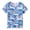 Blue, variant on KYAIGUO Toddler Baby Girls Summer Short Sleeve T-Shirt Kids Casual Pure Cotton Tees Shirt Tops for 2-7T