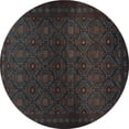 thumbnail image 1 of Ahgly Company Indoor Round Persian Light Blue Traditional Area Rugs, 7' Round, 1 of 4
