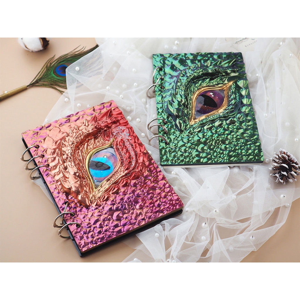 Dragon Eye Notebook Cover Epoxy Resin Casting Mold Silicone Book for Case Mo