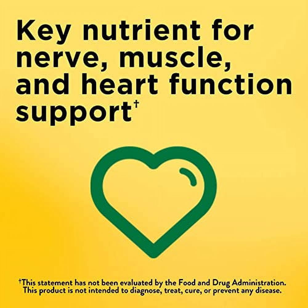 Potassium Gluconate 550Mg Tablets, 100 Count, Potassium Supplement For Heart, Nerve, And Muscle Support (Pack Of 3)
