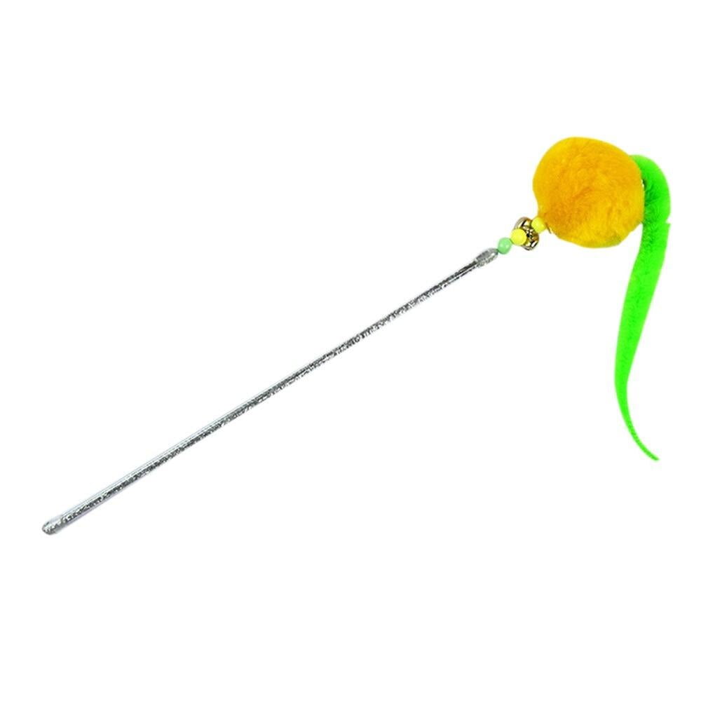 cat toy stick with ball