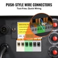 thumbnail image 5 of 120W Low Voltage Landscape Transformer with Timer and Photocell Sensor, Waterproof Landscape Lighting Transformer, 120V AC to 12V AC for Outdoor, Spotlight, Pathway Light, Pool light, ETL, 5 of 11