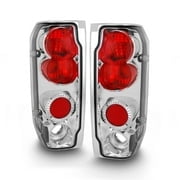 AKKON - For Ford F150 F-150 F250 F-250 Bronco Pickup Truck Rear Tail Lights Signal Brake Lamps Pair Smoke