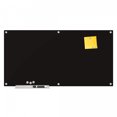 thumbnail image 1 of Magnetic Eraser Glass Board 48" X 72" Inches Eased Corners - Black, 1 of 5