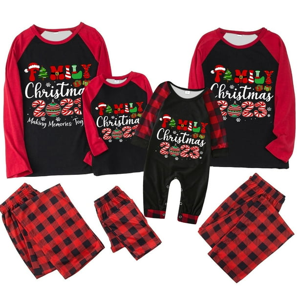 Conjuntos de pijamas navideños familiares a juego Grinch 2024, pijama de Grinch con parte superior y pantalones de pijama a cuadros, pijama de Grinch para niños y adultos para la familia, Hombres M
