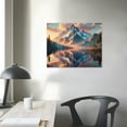 thumbnail image 4 of EastSmooth Grand Teton Canvas Wall Art National Park Scenery Photo Poster Framed Art Prints Mountain River Pictures Wall Decor Sunset Clouds Artwork for Bedroom, 4 of 6