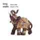 thumbnail image 5 of Wosthever Elefante esculpir estatua estatuilla resina librería decoración Animal artesanía habitación mascotas accesorios recuerdo de la Decoración del hogar Marrón, 3.5x1.8x3.5 pulgadas Pequeño, 5 of 6