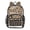 Brown Leopard Print Pattern, variant on PVC Transparent Backpacks Clear Backpack for Travel and Outings Unicorns Riding in Cars