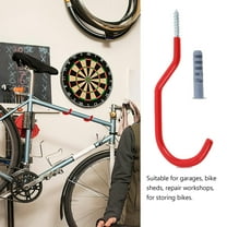 VORCOOL Multifunctional Red Utility Hook for Bike Hanging and Garage Storage