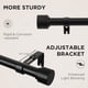 thumbnail image 5 of Barra de Cortina Joydeco Ajustable 81-366 cm Metal Negro, 5 of 9