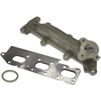 Dorman 674-491 Passenger Side Exhaust Manifold for Specific Ford / Lincoln Models, Metallic Gray